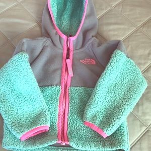 North face fleece hoodie